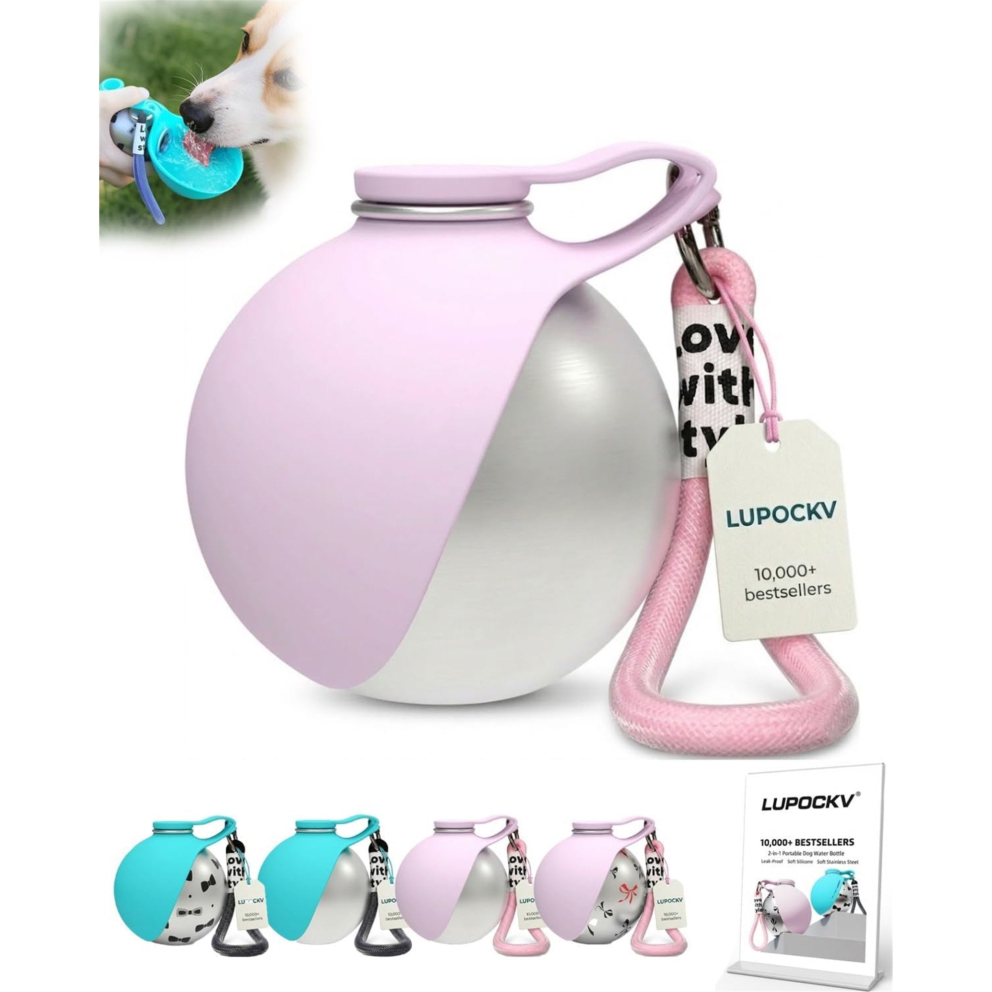 Keep Your Dog Hydrated Anywhere — No Spills, No Hassle /  “50% OFF Today Only”